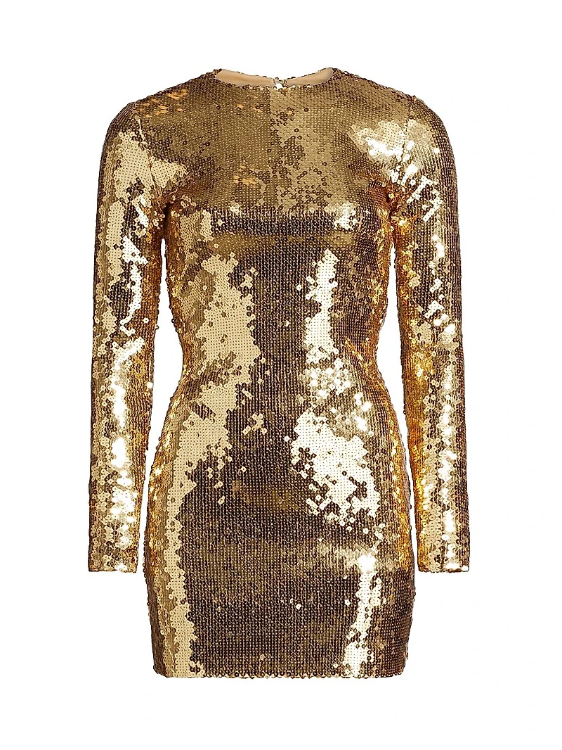 Sequined Body-Con Minidress