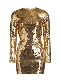 Sequined Body-Con Minidress