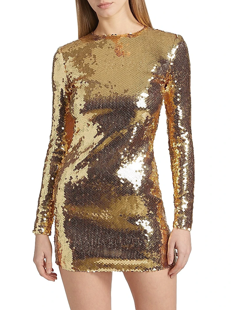 Sequined Body-Con Minidress