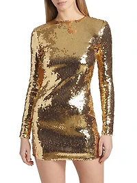 Sequined Body-Con Minidress