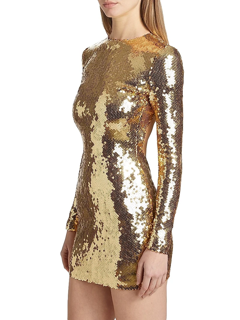 Sequined Body-Con Minidress