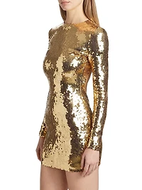 Sequined Body-Con Minidress