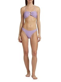 Margot Textured Bikini Bottom