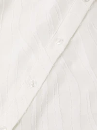 Vierra Zebra Burnout Cover-Up Minidress