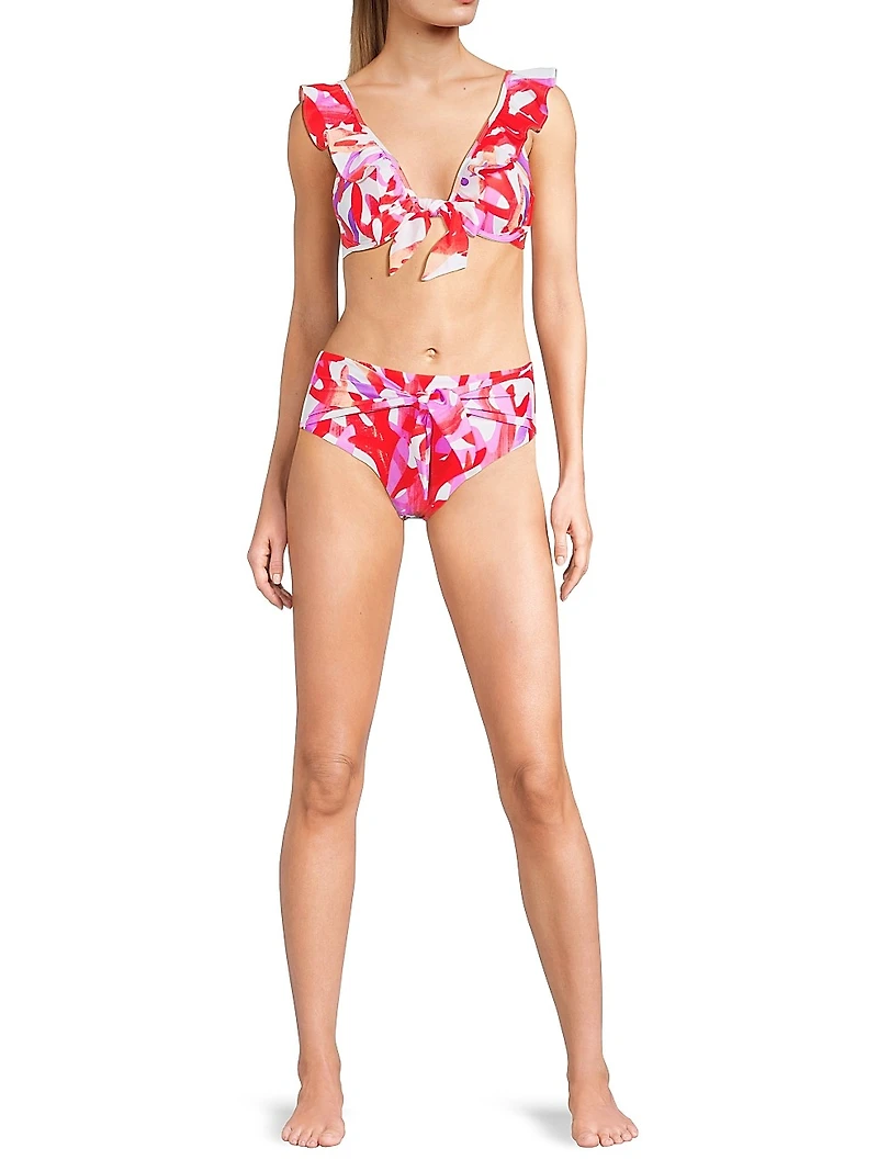 Italian Under The Sea Tie Bikini Bottom