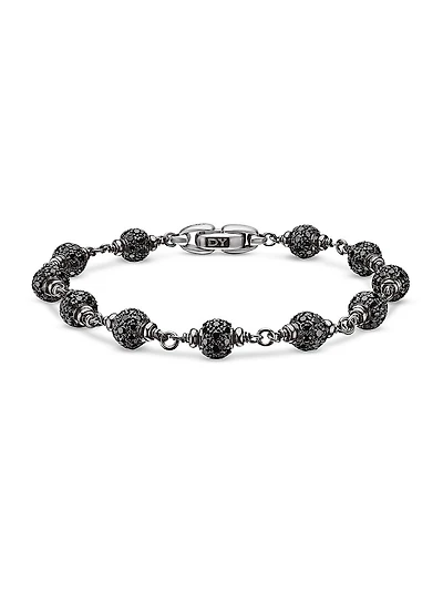 Spiritual Beads Rosary Bracelet in Sterling Silver