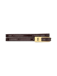 Cassandre Buckle Bracelet Leather