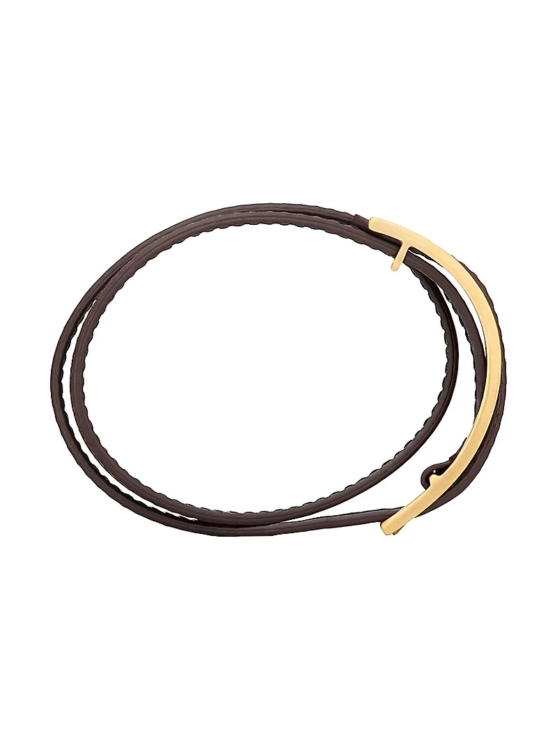 Cassandre Buckle Bracelet Leather