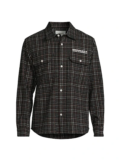 Millett Logo Check Twill Shirt