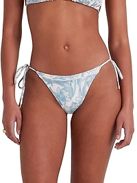 Everlasting Floral String Bikini Bottom