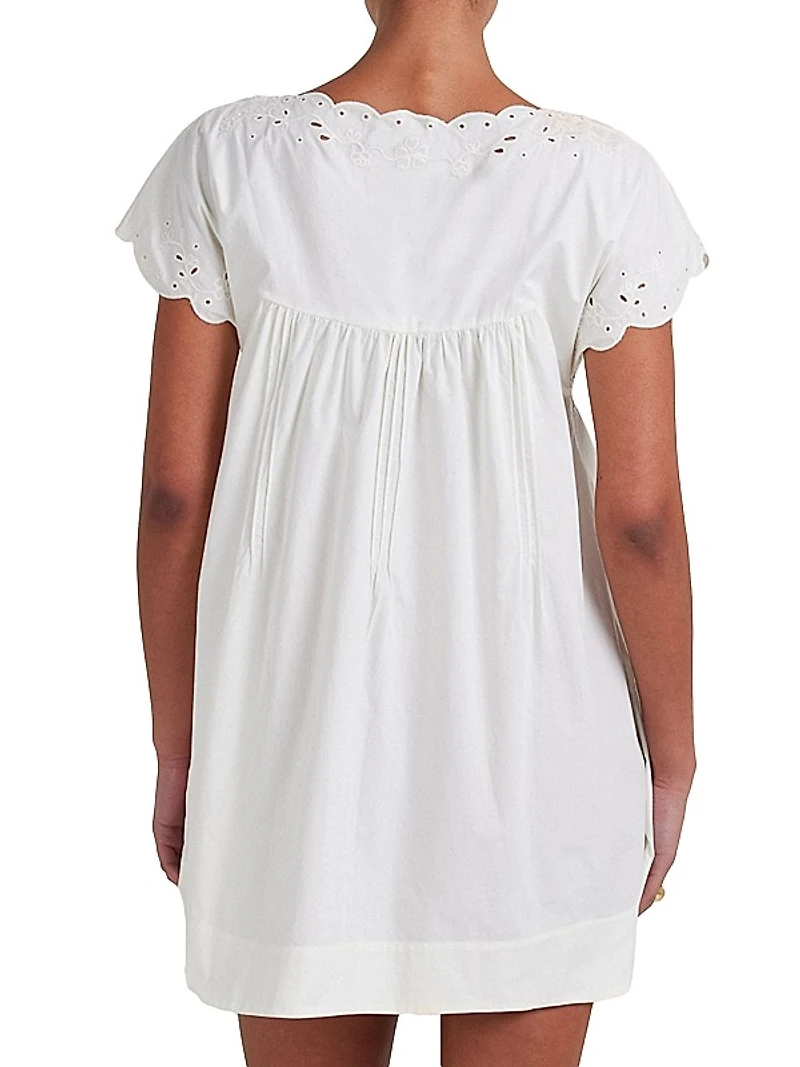 Memoir Embroidered Minidress