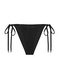 Memoir Embroidered String Bikini Bottom