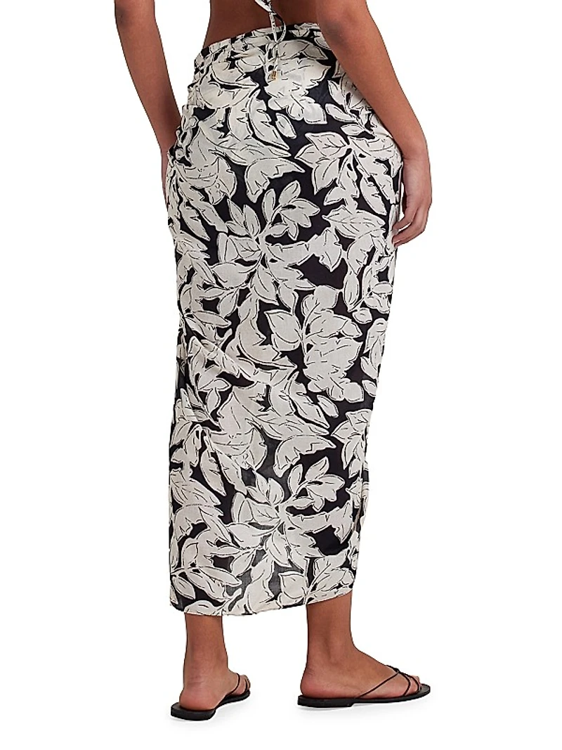 Duet Printed Maxi Pareo