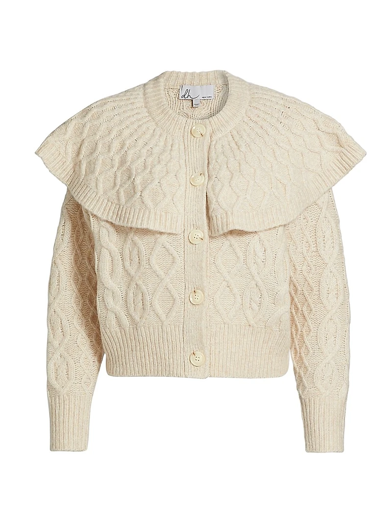 Domino Caped Cardigan