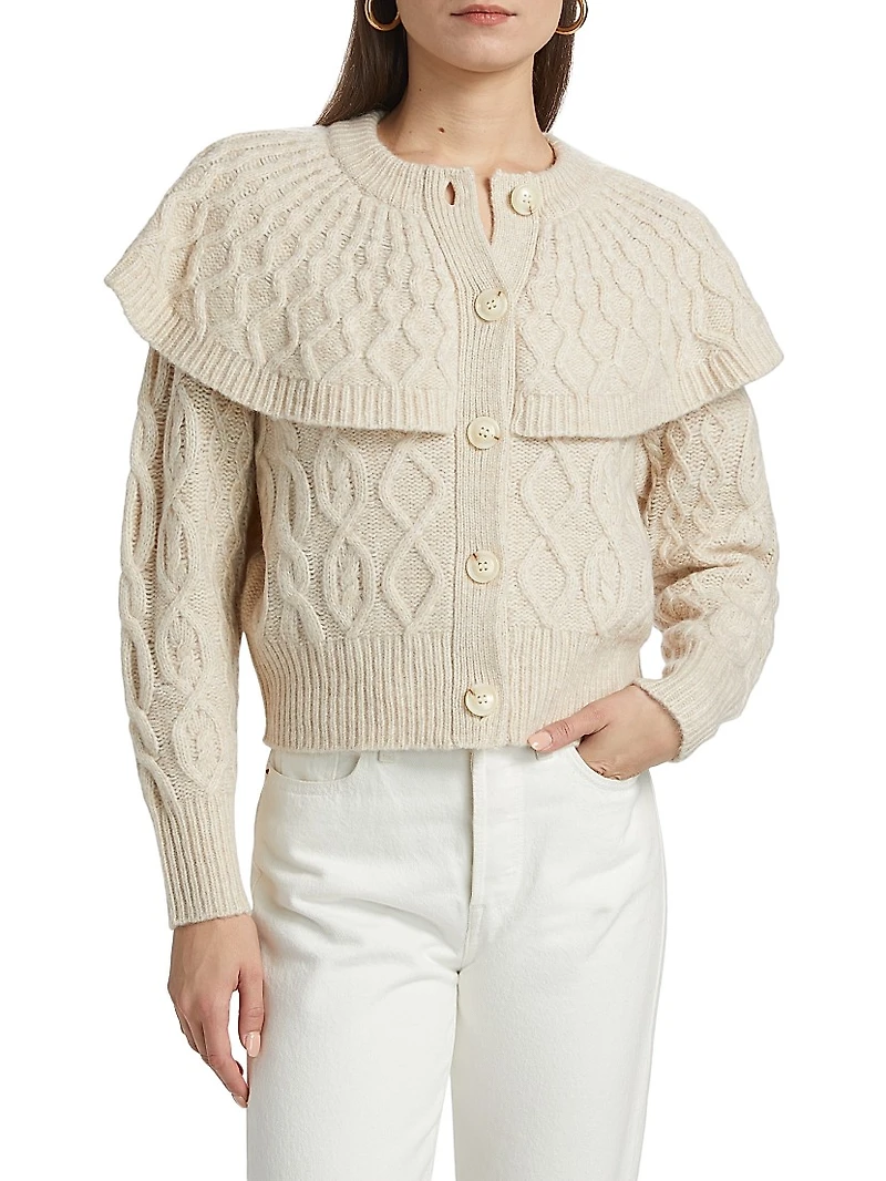 Domino Caped Cardigan