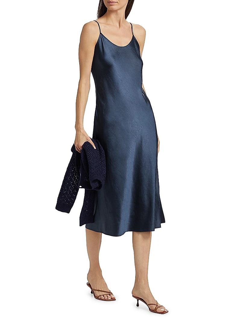 Val Cardigan & Slip Midi-Dress Set