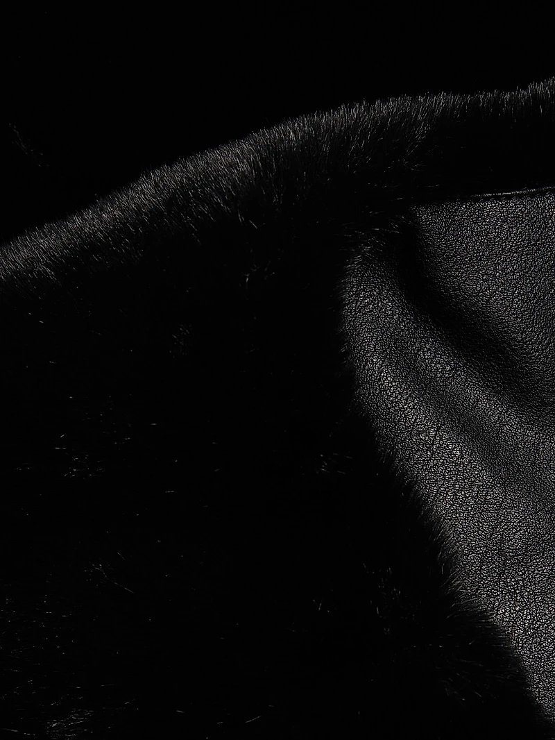 Neptune Faux Fur Zip-Front Jacket