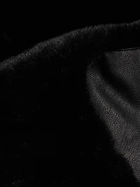 Neptune Faux Fur Zip-Front Jacket