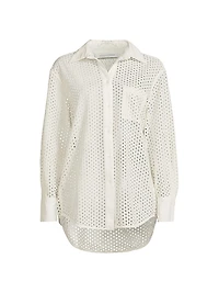 Bronte Button-Front Cover-Up Shirt