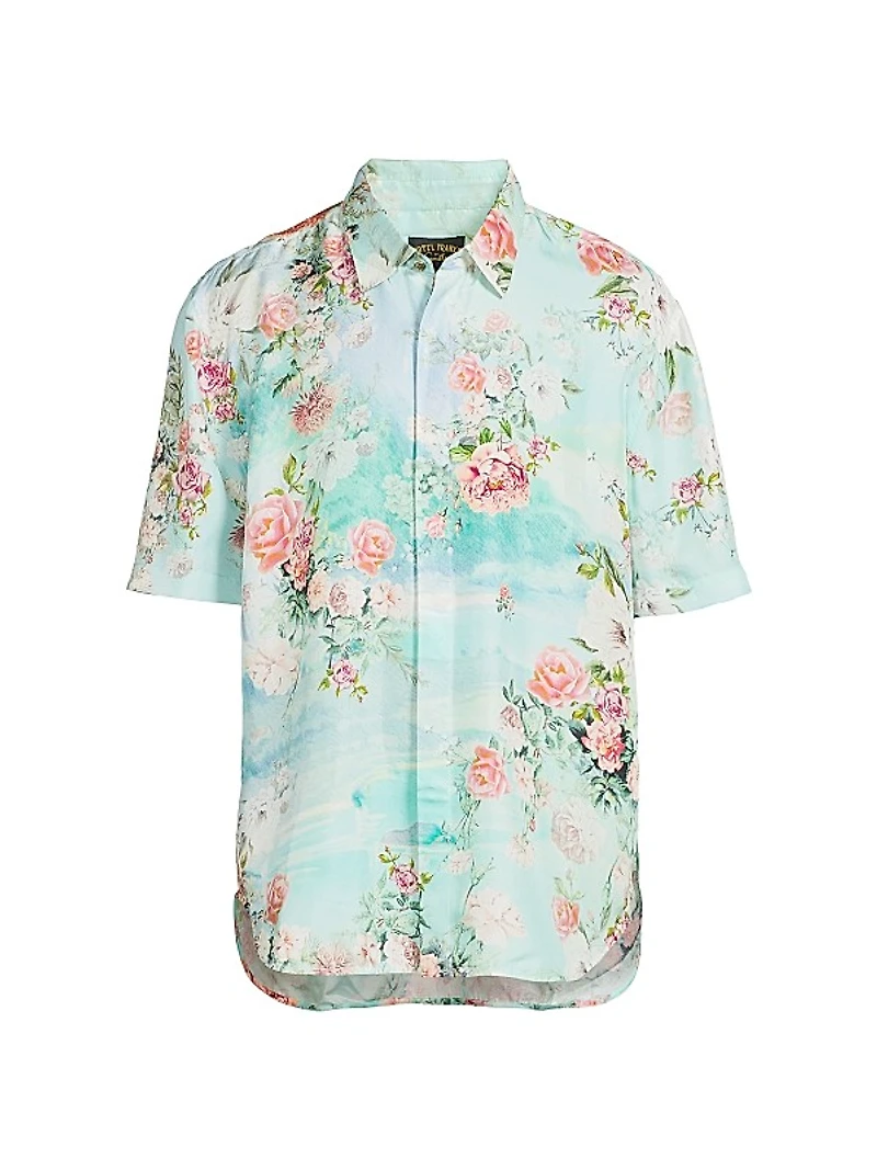 The Jewellery Museum Silk Oversized Shirt
