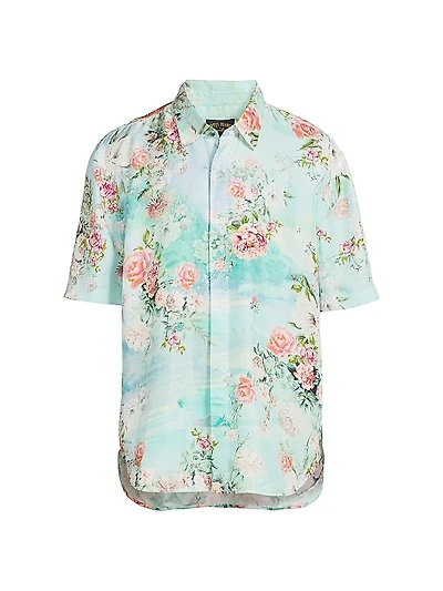 The Jewellery Museum Silk Oversized Shirt