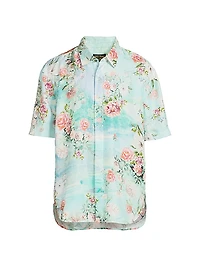 The Jewellery Museum Silk Oversized Shirt