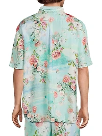 The Jewellery Museum Silk Oversized Shirt