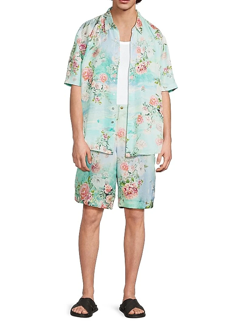 The Jewellery Museum Silk Oversized Shirt