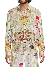 Collared Silk Shirt