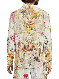 Collared Silk Shirt