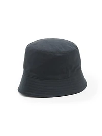 Logo Cotton Gabardine Bucket Hat