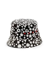 Poppy Fields Logo Cotton Bucket Hat