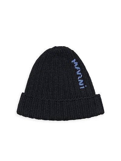Cotton Cable-Knit Beanie