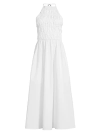 The Meira Cotton Sleeveless Midi-Dress