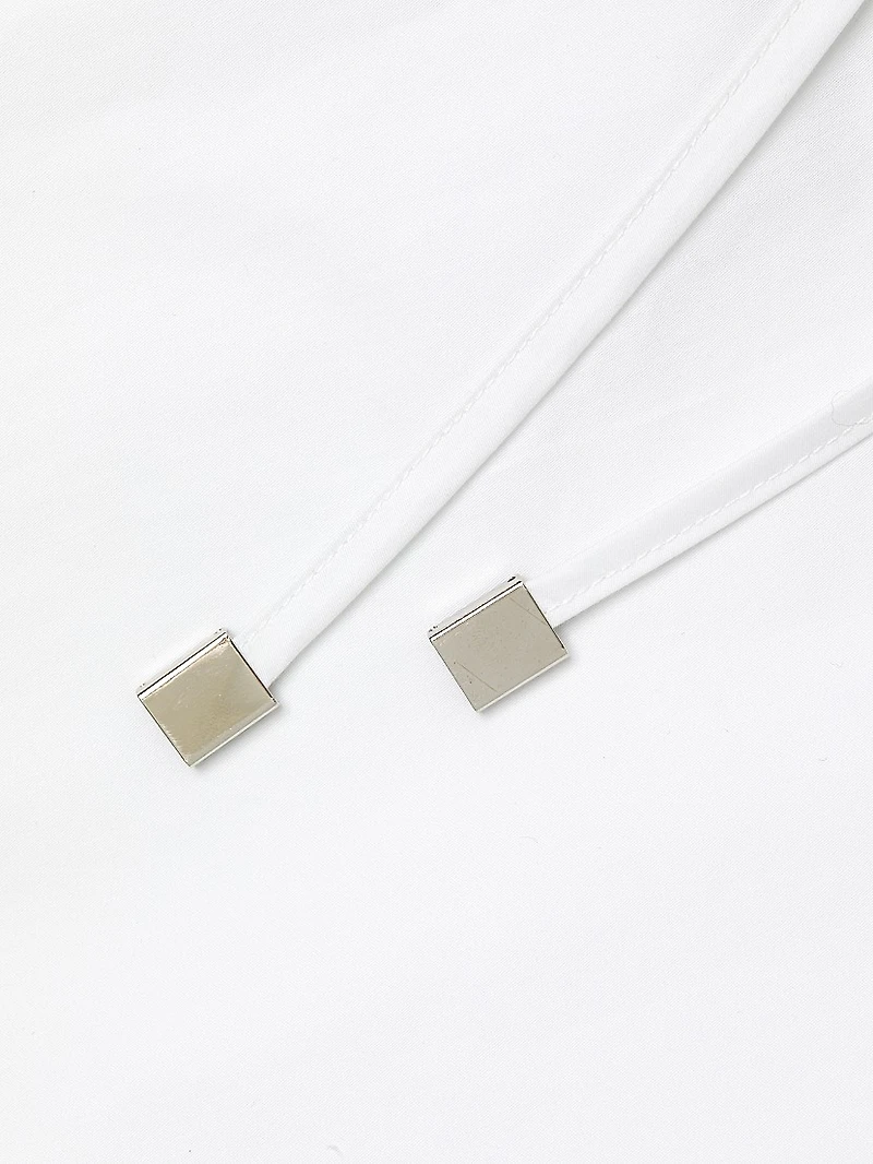 The Meira Cotton Sleeveless Midi-Dress