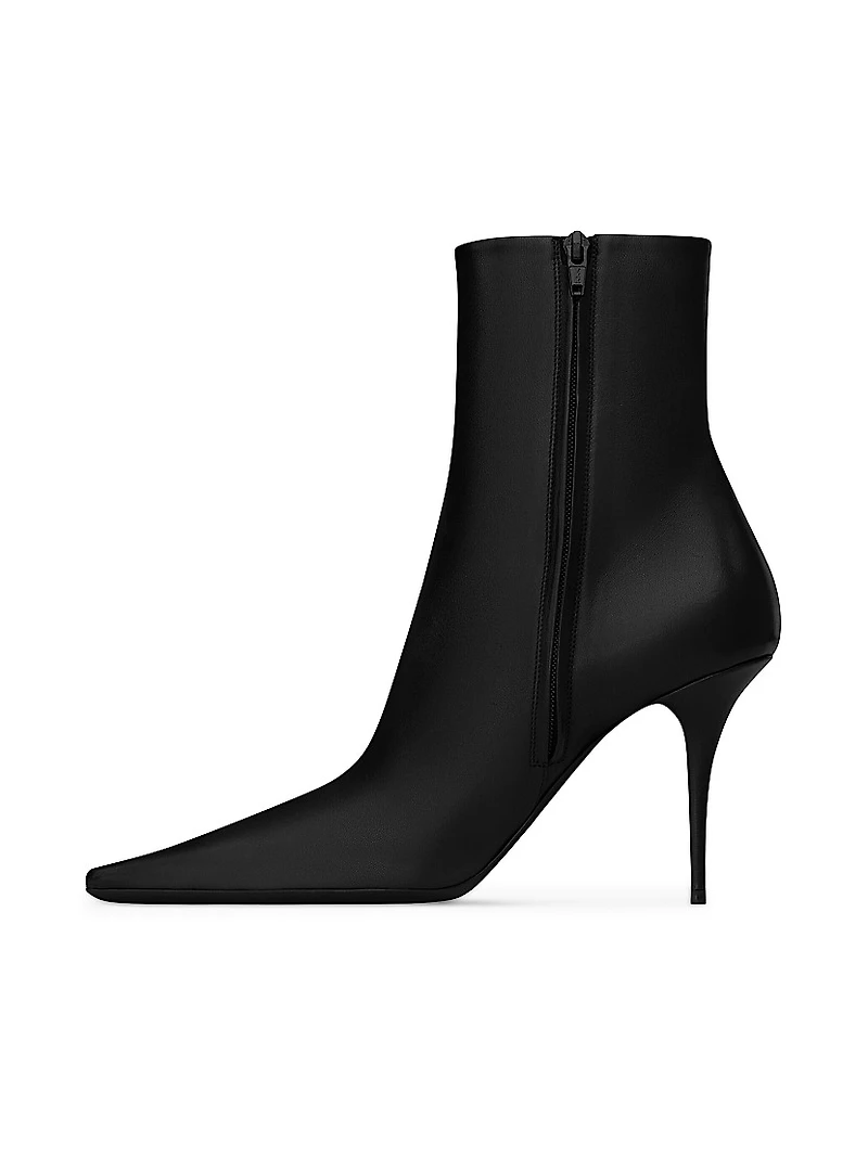 Ashley Booties Smooth Leather
