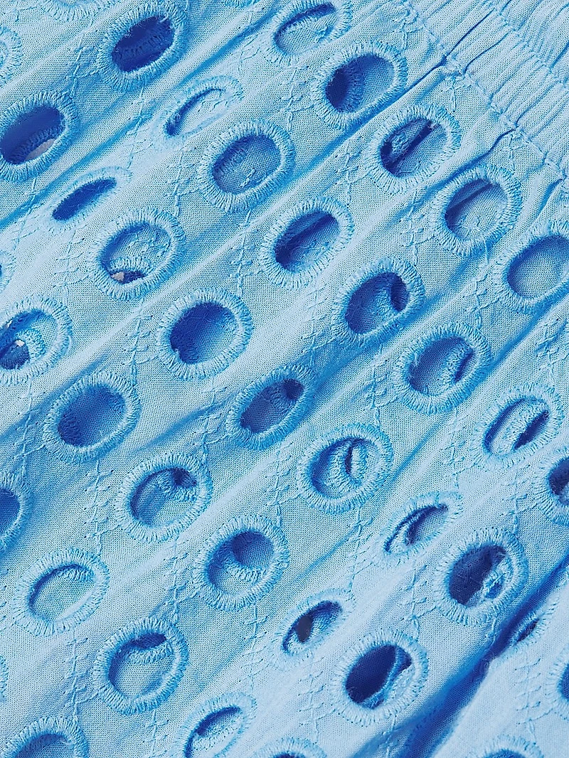 The Charlie Eyelet Cotton Shorts