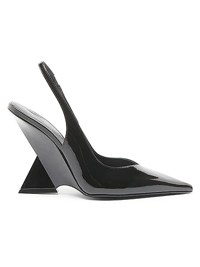 Cheope 105MM Patent Leather Slingback Pumps