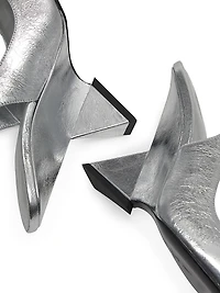 Cheope 100MM Leather Slingback Wedges