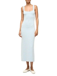 Katie Gingham Midi-Dress