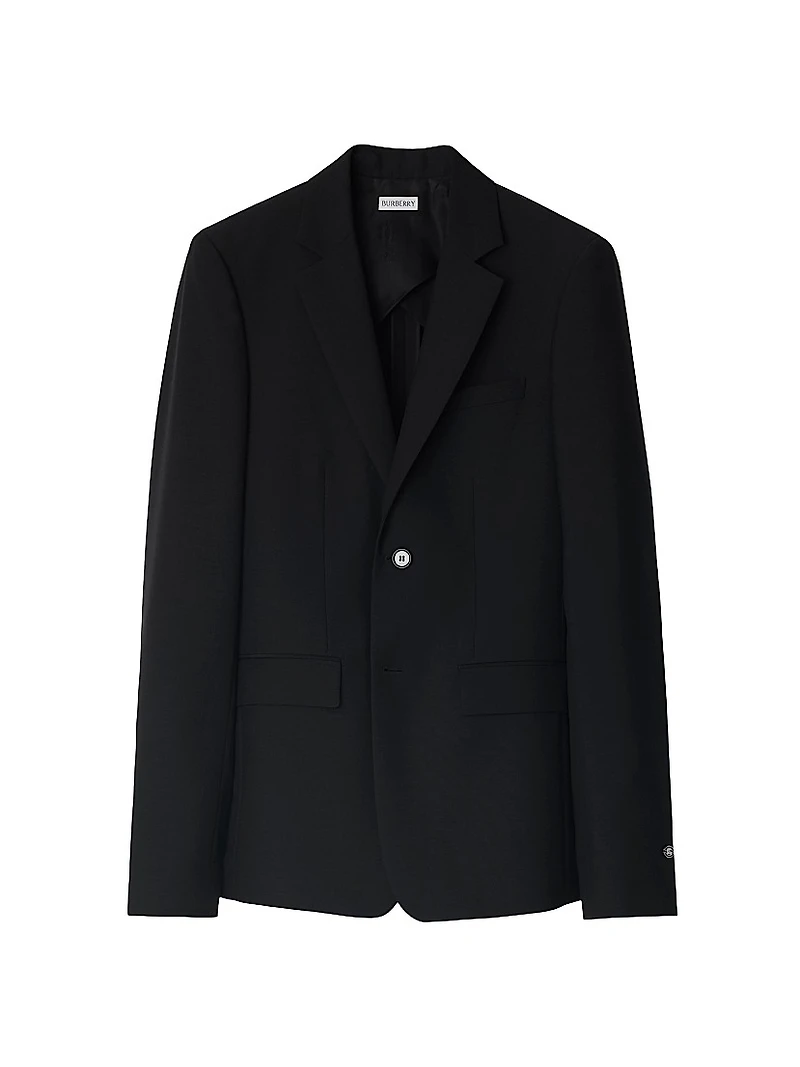 Slim-Fit Wool-Mohair Tailored Jacket