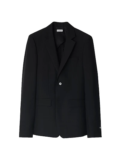 Slim-Fit Wool-Mohair Tailored Jacket