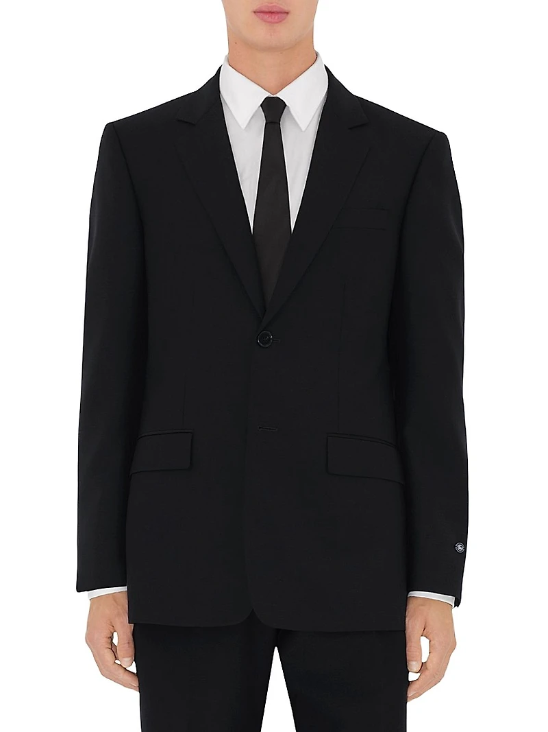 Slim-Fit Wool-Mohair Tailored Jacket