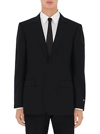 Slim-Fit Wool-Mohair Tailored Jacket