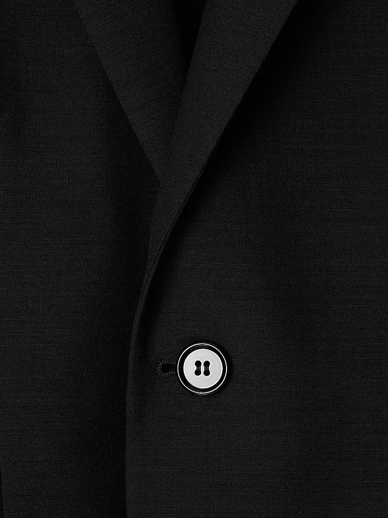 Slim-Fit Wool-Mohair Tailored Jacket