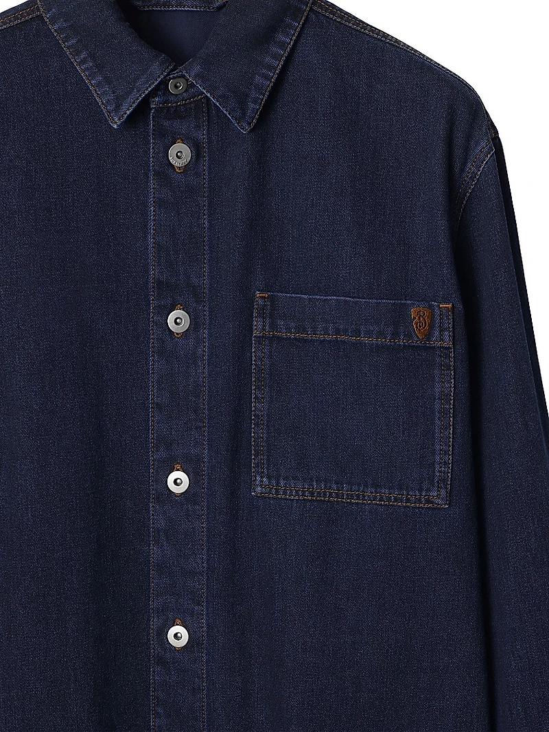 Relaxed-Fit Denim Shirt