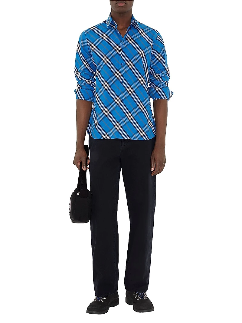 Check Cotton Shirt