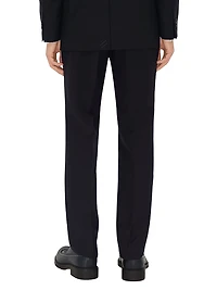 Tailored Wool-Mohair Slim Trousers