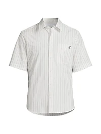 Cotton Button-Front Shirt