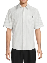 Cotton Button-Front Shirt